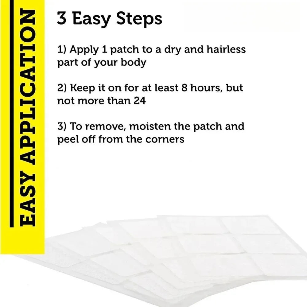 30 Patches Iron Transdermal Patches for Women and Men, with Vitamin C, Blood, Energy, Muscle & Immune System Support