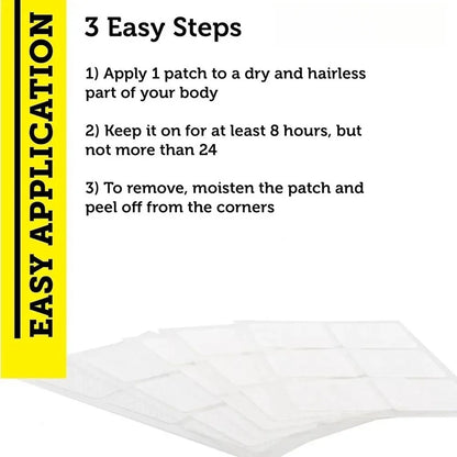 30 Patches Iron Transdermal Patches for Women and Men, with Vitamin C, Blood, Energy, Muscle & Immune System Support